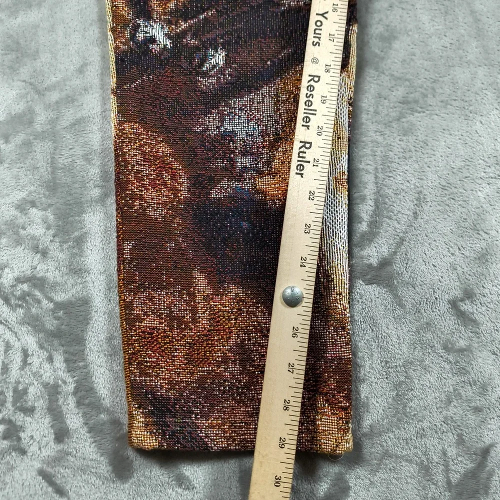 Retrovert Tapestry Pants Mens 28x29 Horses Pony Stallion Boho Knit Sweatpants - Picture 5 of 7